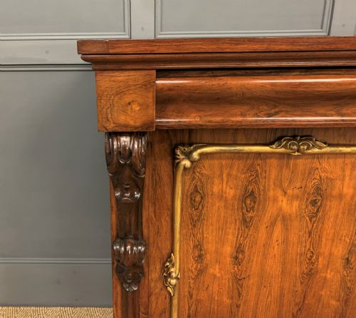 REGENCY PERIOD ROSEWOOD SIDE CABINET - ADDITIONAL PHOTO 9