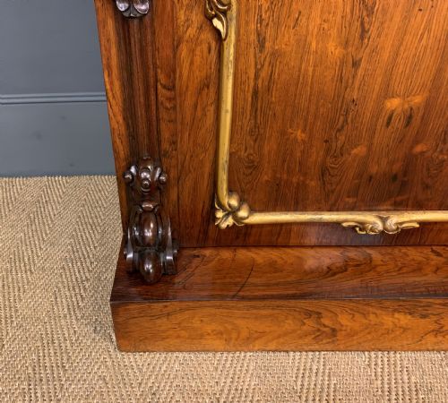 REGENCY PERIOD ROSEWOOD SIDE CABINET - ADDITIONAL PHOTO 10