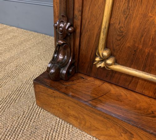 REGENCY PERIOD ROSEWOOD SIDE CABINET - ADDITIONAL PHOTO 12