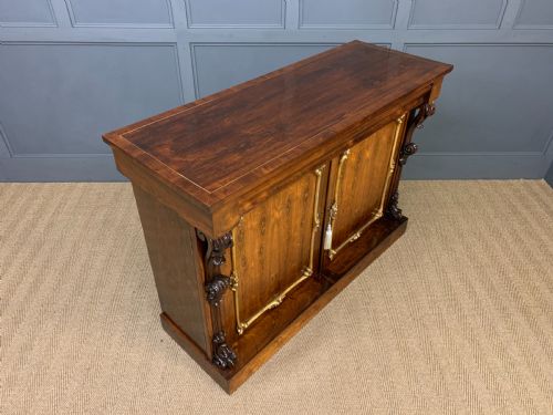 REGENCY PERIOD ROSEWOOD SIDE CABINET - ADDITIONAL PHOTO 14