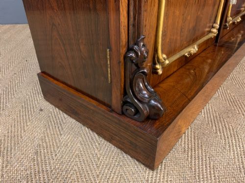REGENCY PERIOD ROSEWOOD SIDE CABINET - ADDITIONAL PHOTO 17