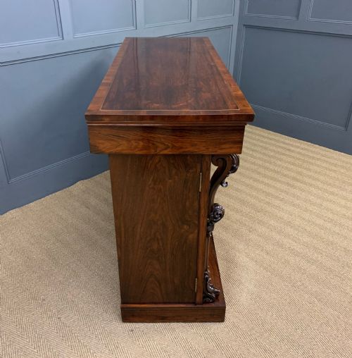 REGENCY PERIOD ROSEWOOD SIDE CABINET - ADDITIONAL PHOTO 18