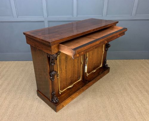 REGENCY PERIOD ROSEWOOD SIDE CABINET - ADDITIONAL PHOTO 19