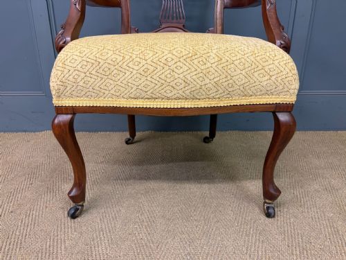 VICTORIAN MAHOGANY 7 PIECE SALON SUITE - ADDITIONAL PHOTO 15