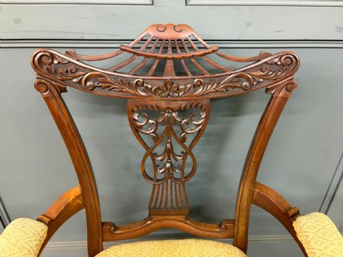 VICTORIAN MAHOGANY 7 PIECE SALON SUITE - ADDITIONAL PHOTO 17