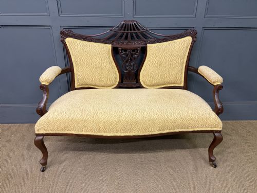 VICTORIAN MAHOGANY 7 PIECE SALON SUITE - ADDITIONAL PHOTO 20