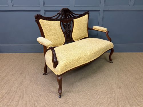 VICTORIAN MAHOGANY 7 PIECE SALON SUITE - ADDITIONAL PHOTO 25