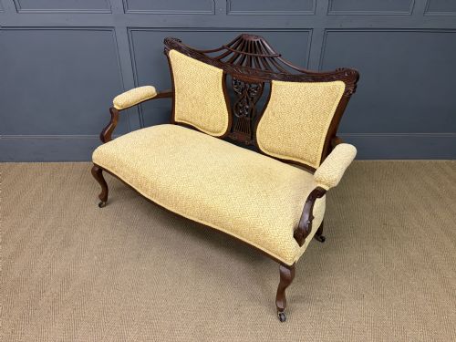 VICTORIAN MAHOGANY 7 PIECE SALON SUITE - ADDITIONAL PHOTO 26