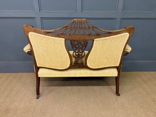 VICTORIAN MAHOGANY 7 PIECE SALON SUITE - ADDITIONAL PHOTO 27