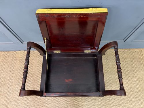 MAHOGANY PIANO STOOL - ADDITIONAL PHOTO 13