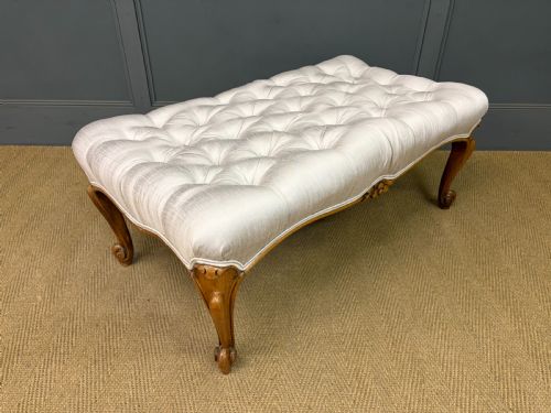 Large Sized Victorian Rosewood Stool