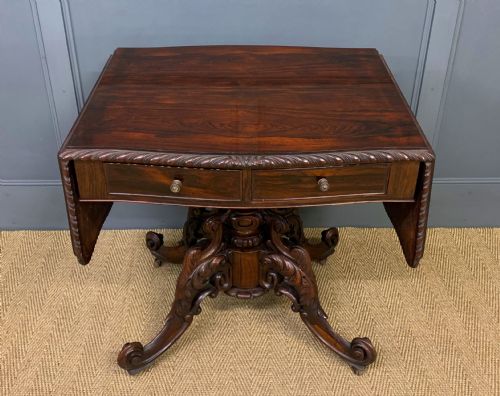 19th Century Rosewood Sofa Table