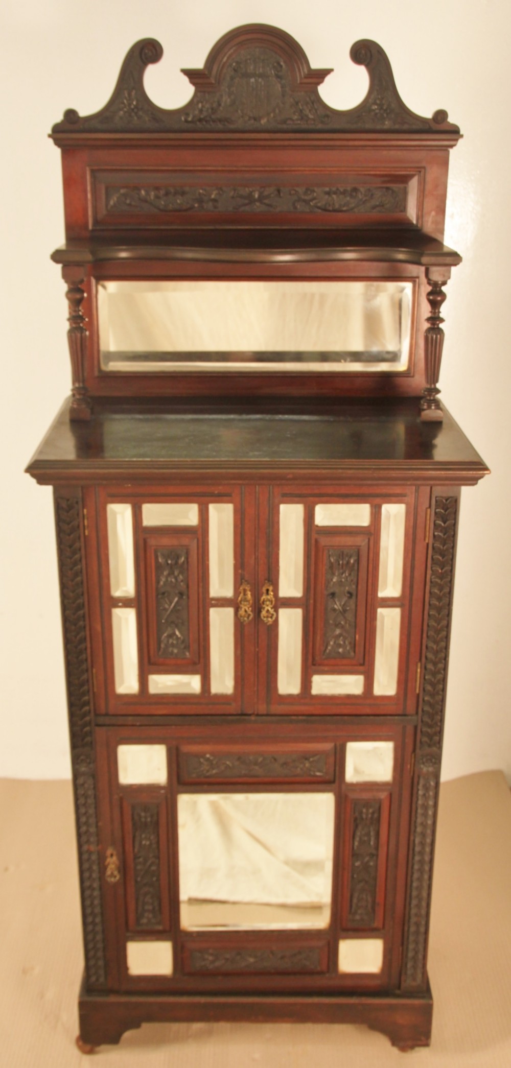 Late Victorian Mahogany Music Cabinet