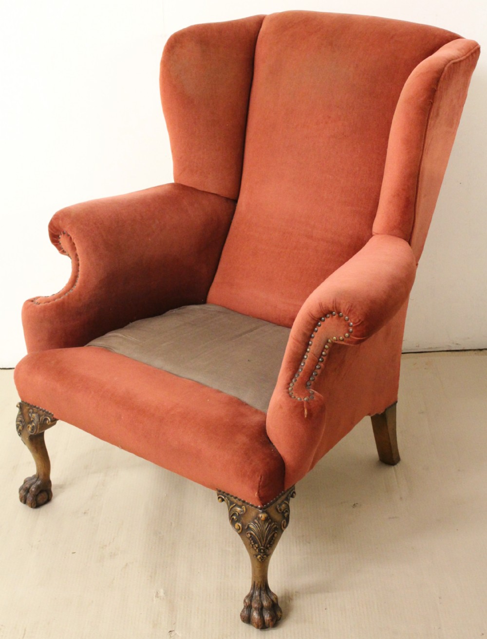 Walnut Wing Armchair