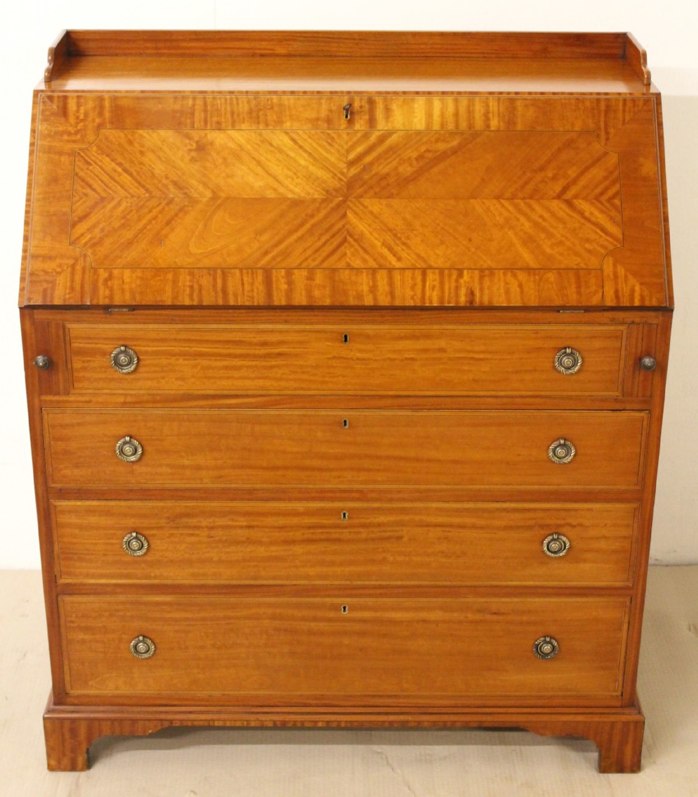 Inlaid Satinwood Bureau