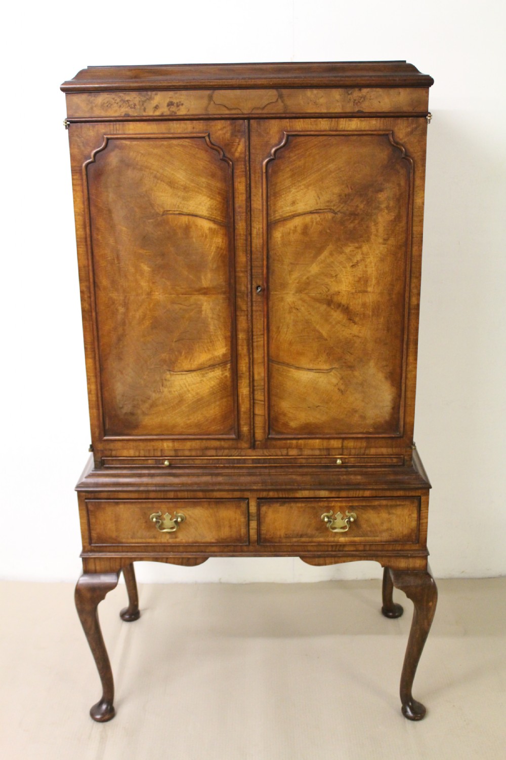Burr Walnut Cocktail Cabinet