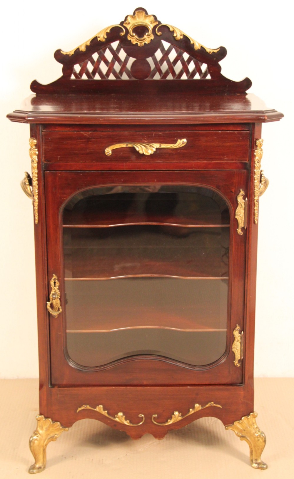 Mahogany and Ormolu Music Cabinet