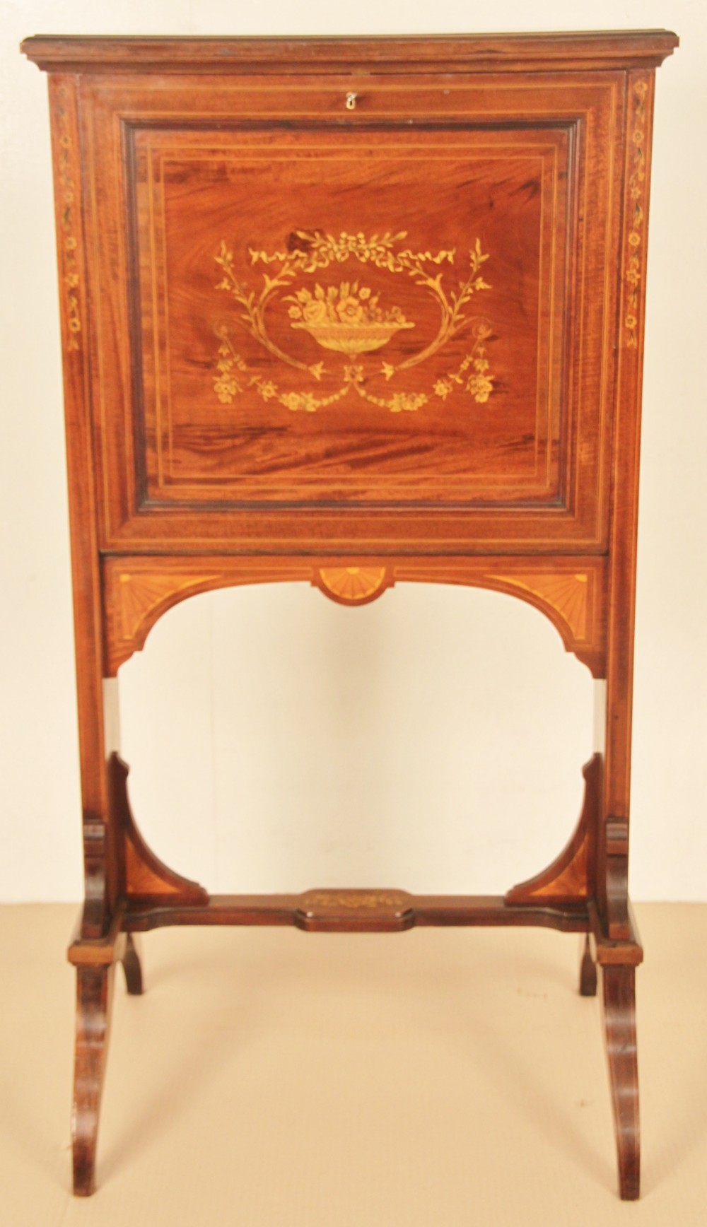 Fine Quality Inlaid Mahogany Writing Desk
