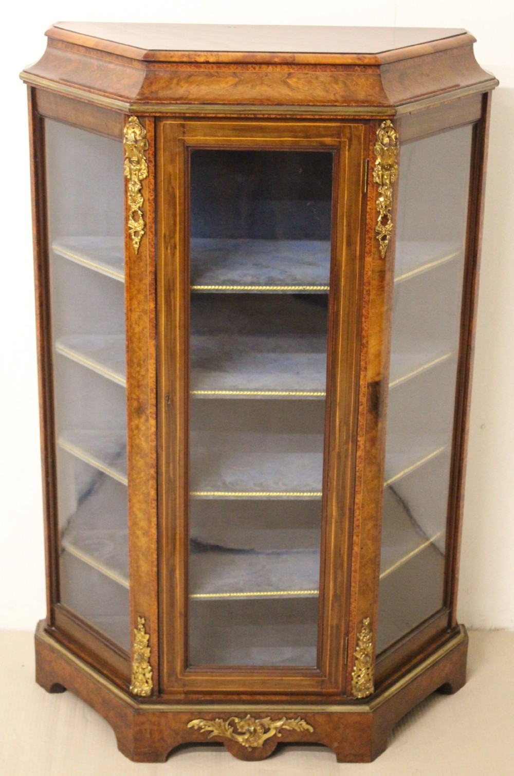 Victorian Burr Walnut Cabinet
