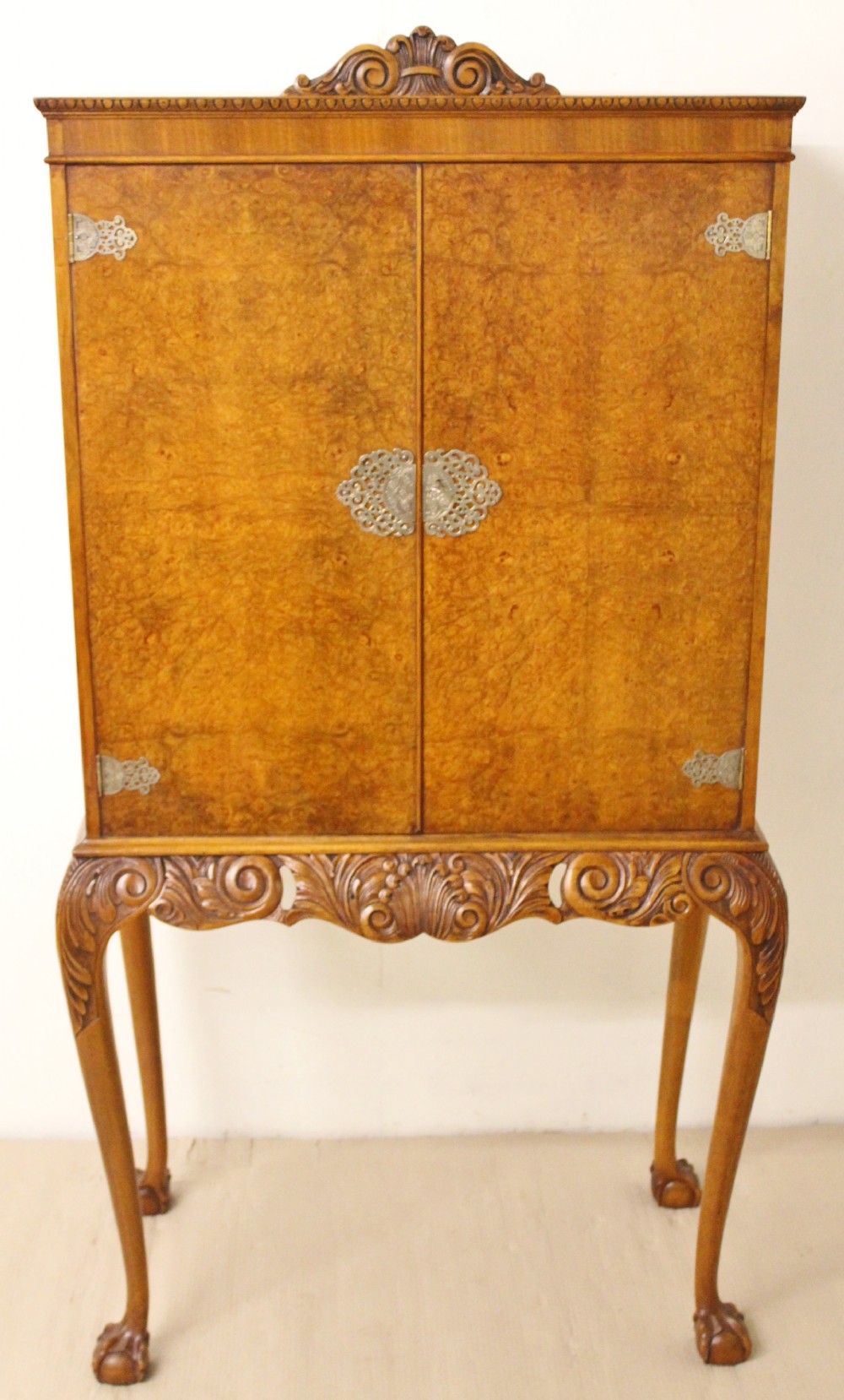 Burr Walnut Cocktail Cabinet