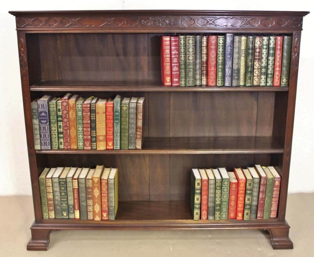 Chippendale Style Open Bookcase