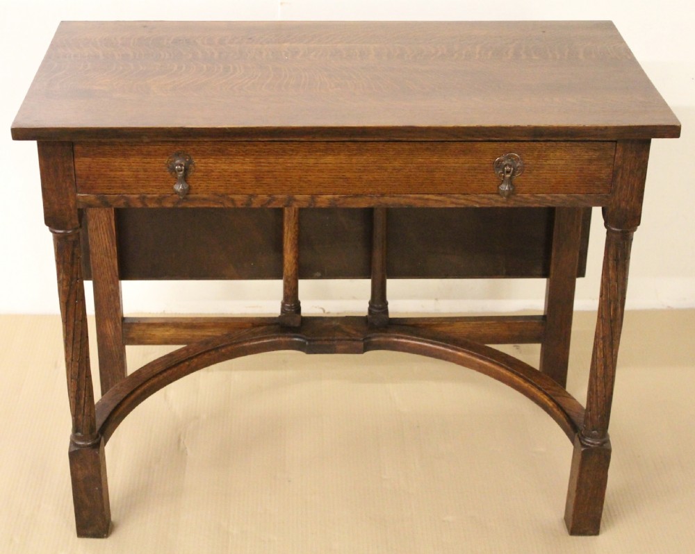Arts and Crafts Period Oak Side Table
