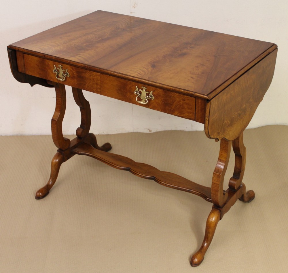 Burr Walnut Sofa Table