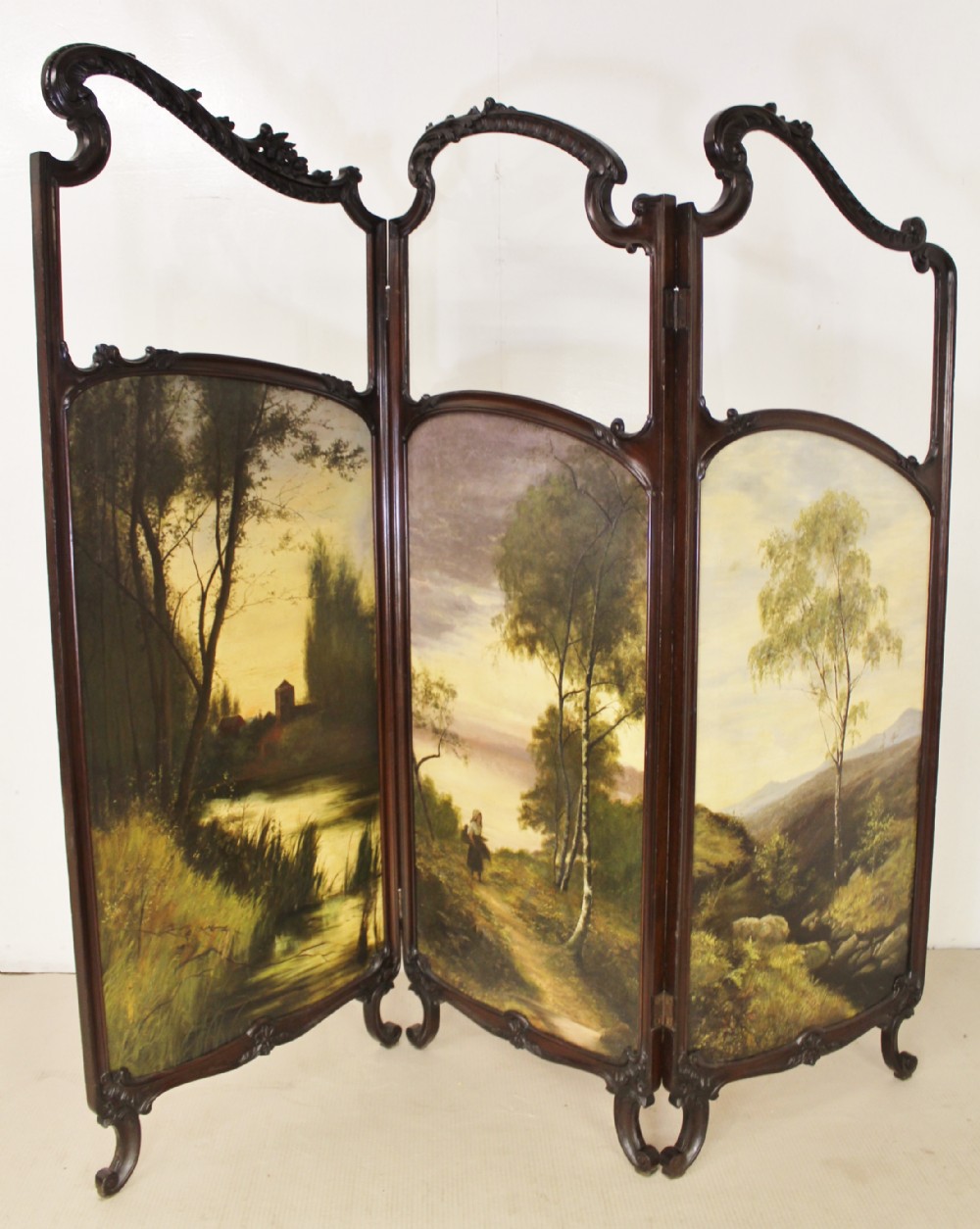 Rococo Three Fold Dressing Screen