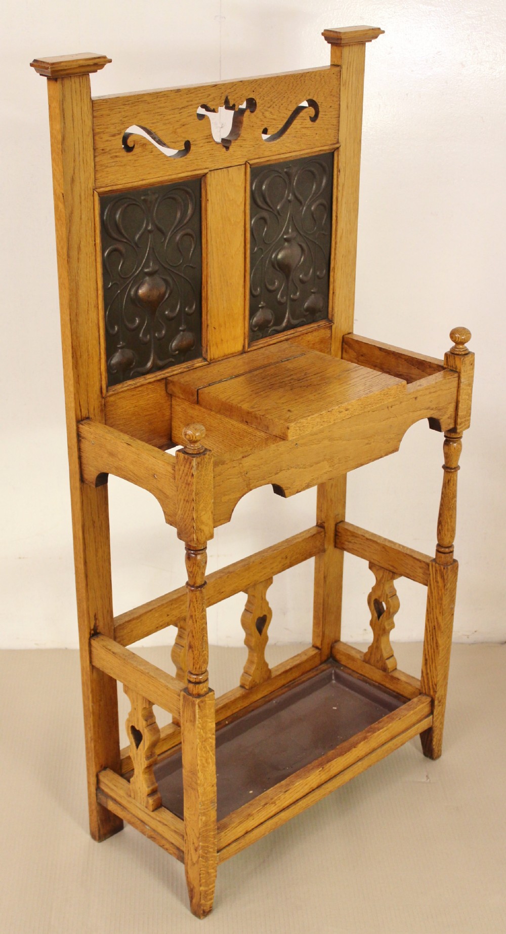 Arts and Crafts Period Hall Stand