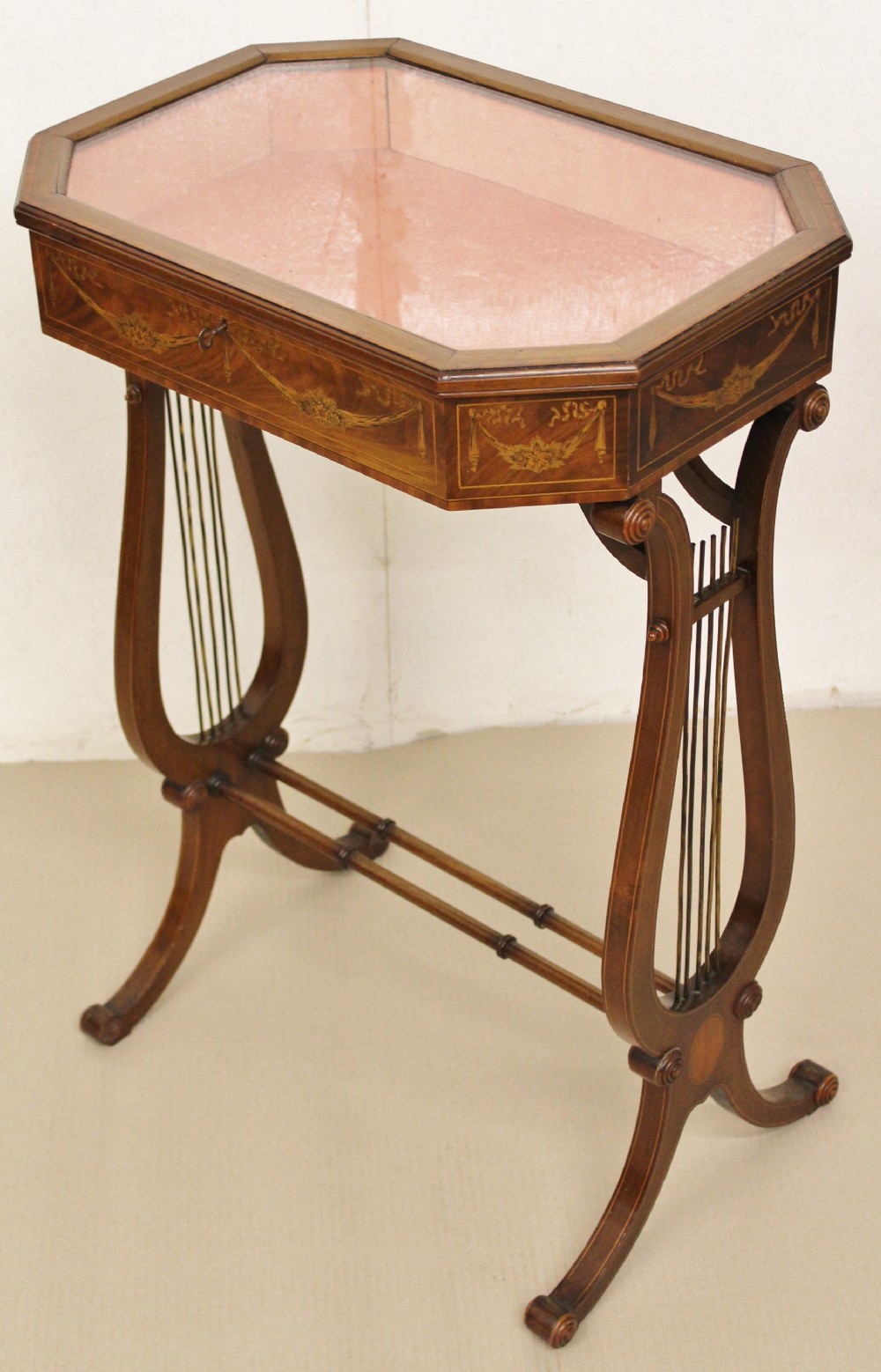 Inlaid Mahogany Bijouterie Table