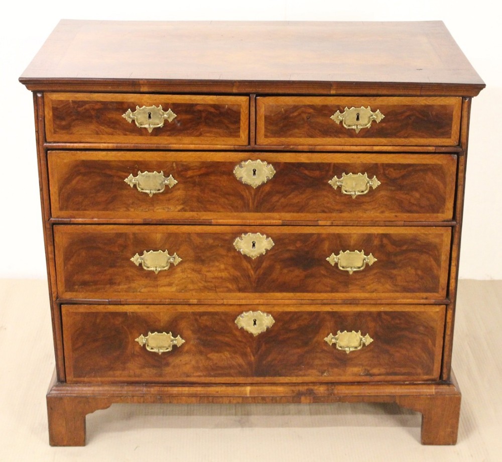 18th Century Burr Walnut Chest of Drawers