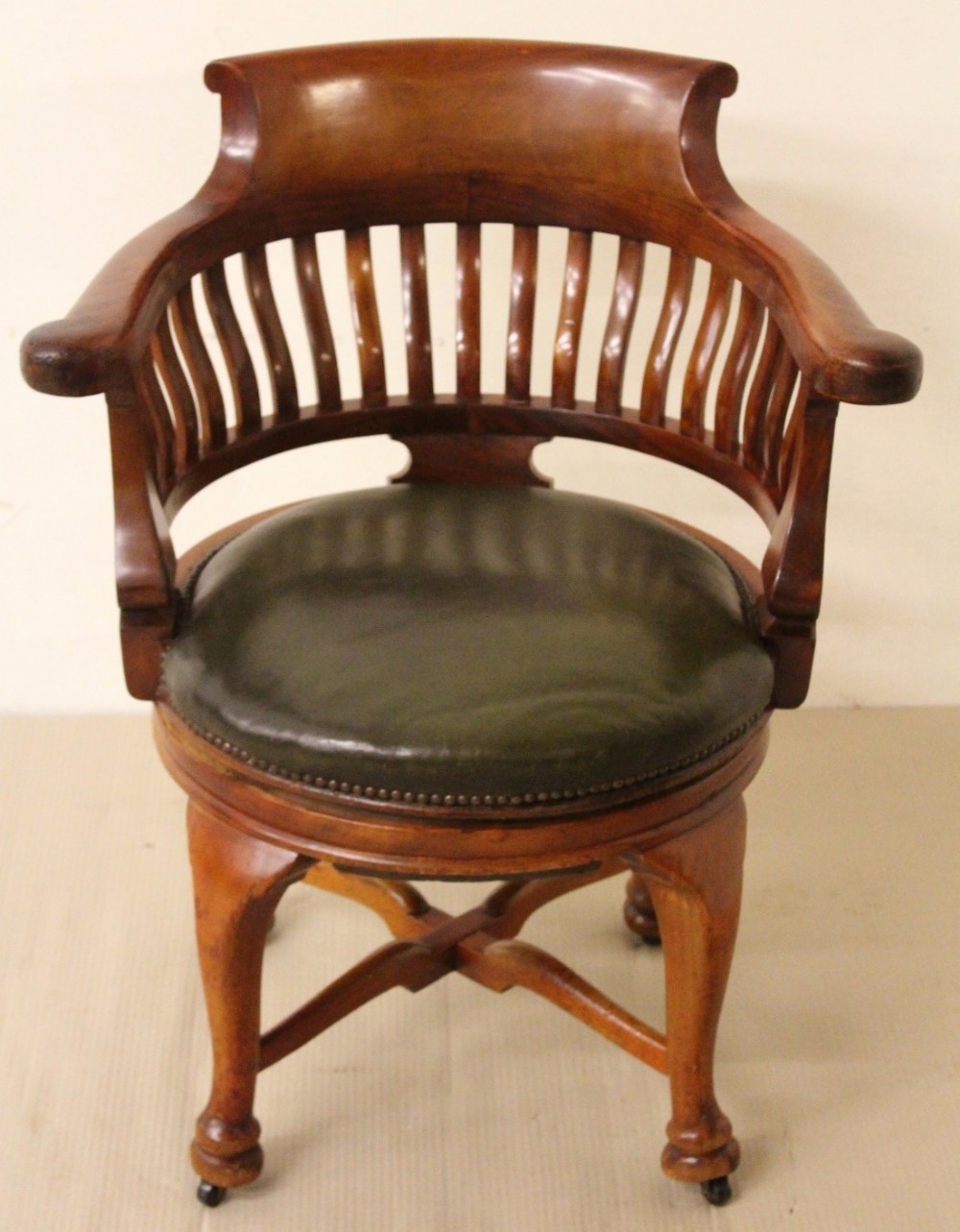 Victorian Mahogany Revolving Desk Chair