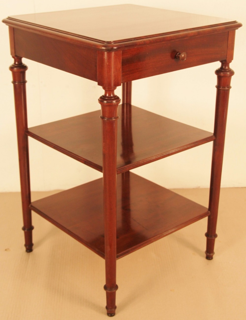 Mahogany Victorian 3 Tier What Not
