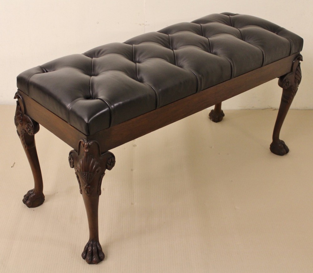 Queen Anne Style Duet Stool