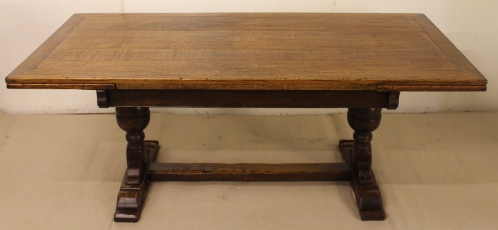 Oak Draw Leaf Refectory Table