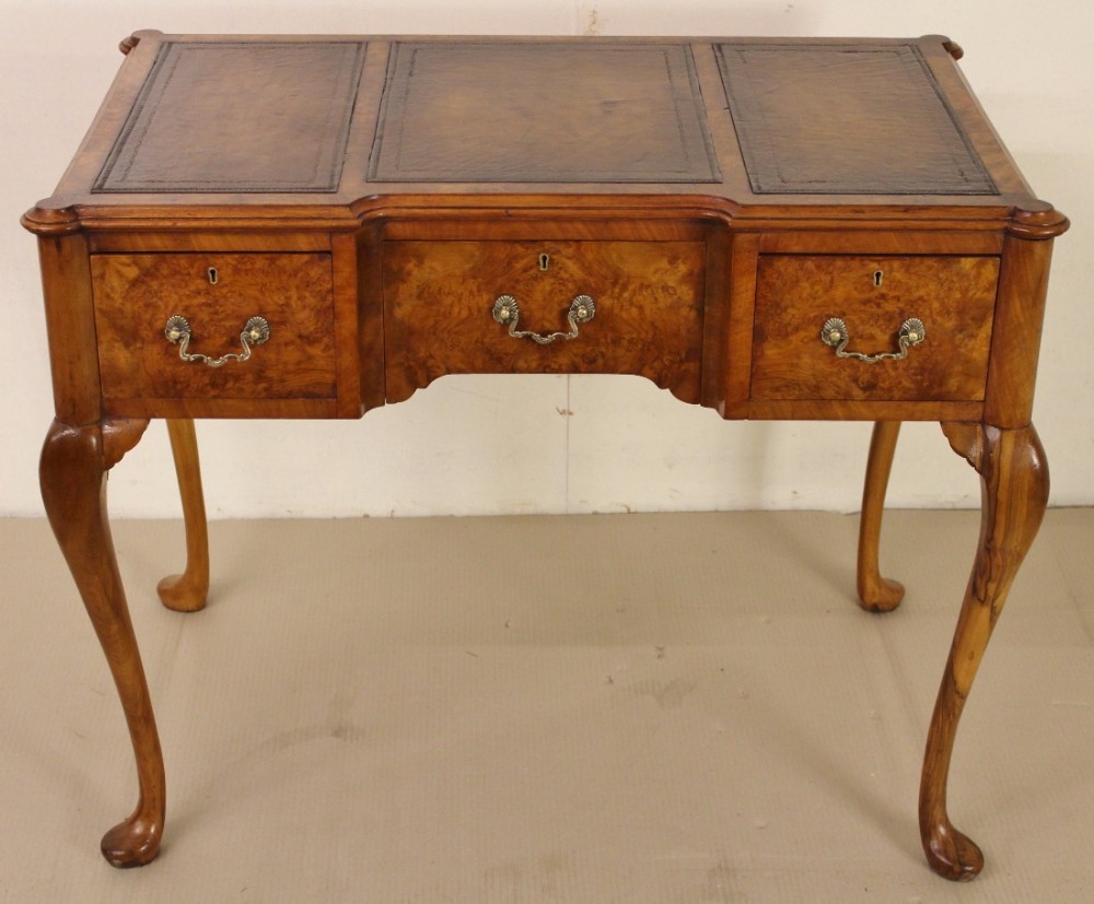 Burr Walnut Writing Table