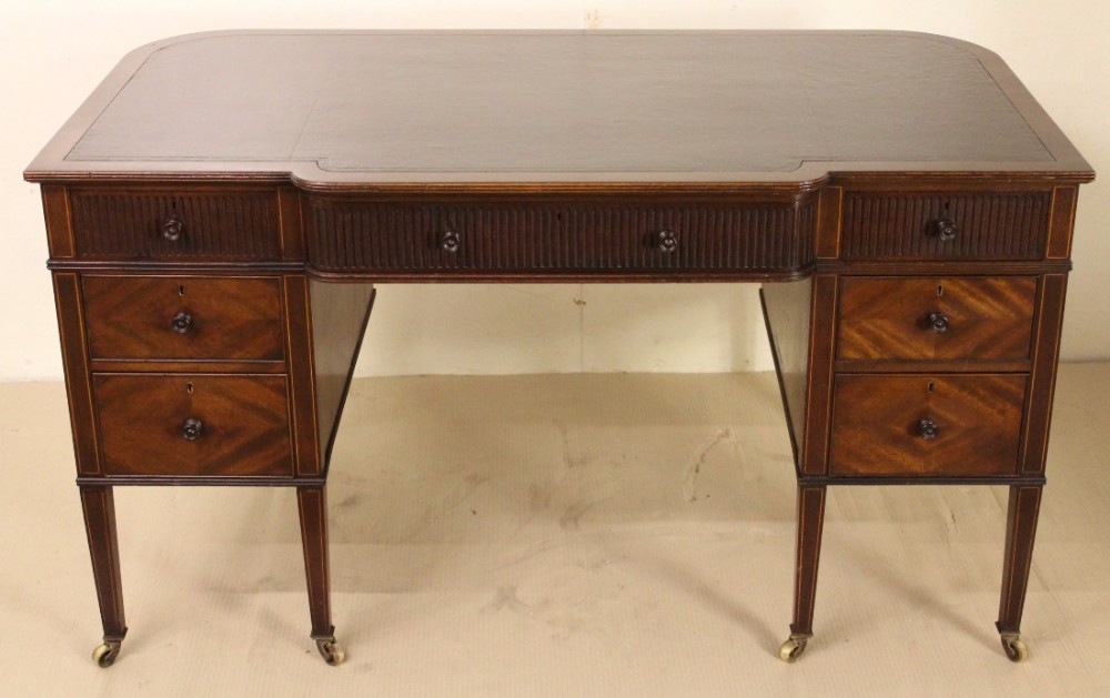 Mahogany Writing Desk by Maple and Co