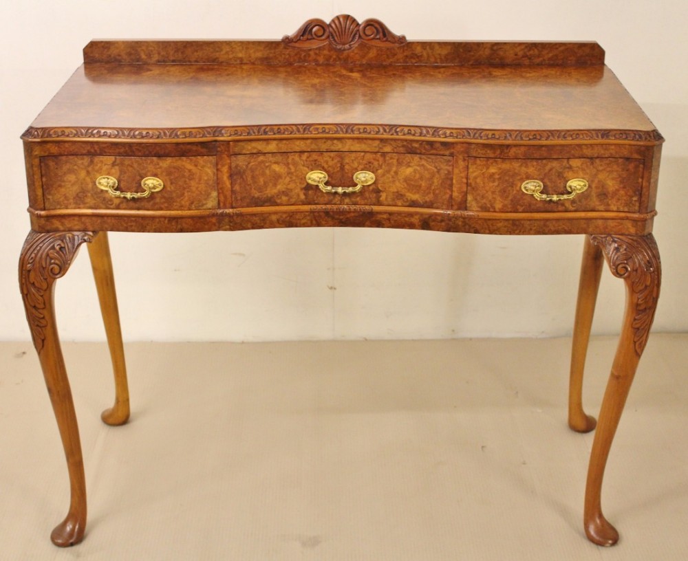 Burr Walnut Side Table