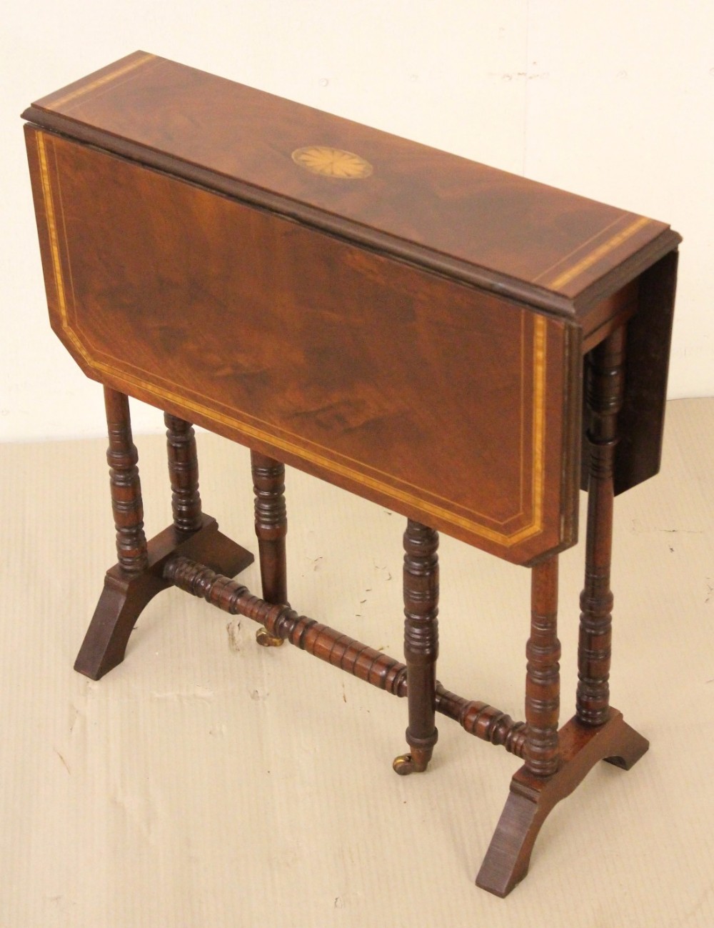 Inlaid Mahogany Sutherland Table