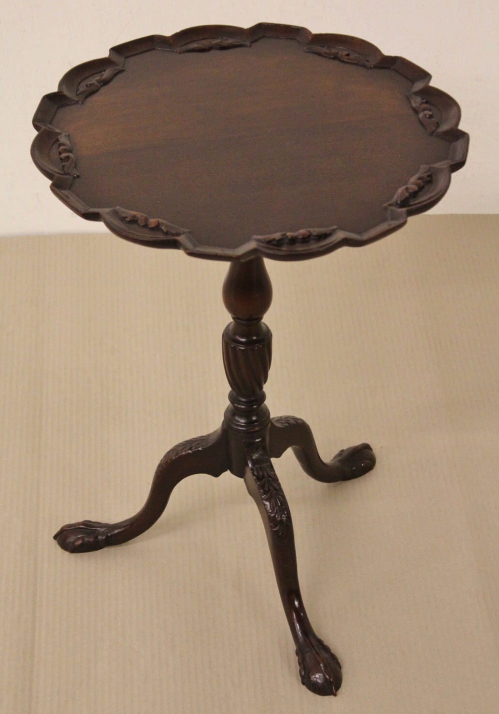 Mahogany Tilt Top Wine Table
