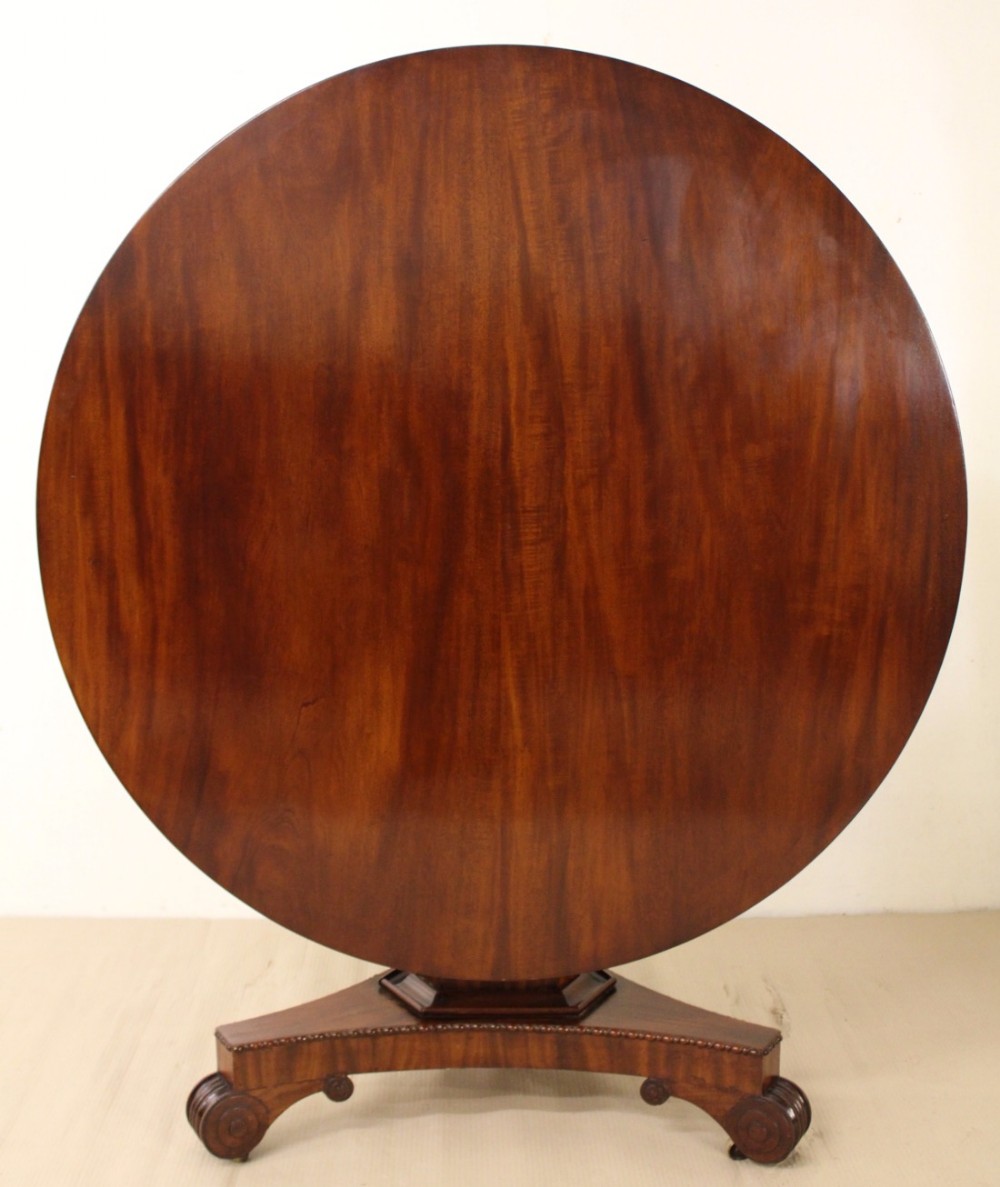 William IV Round Mahogany Table