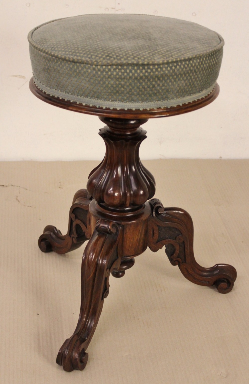 Victorian Rosewood revolving Piano Stool
