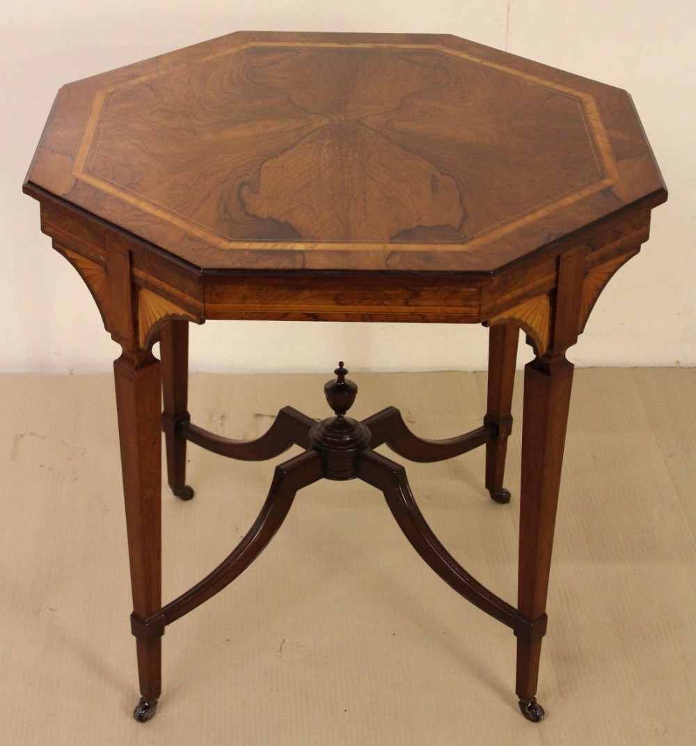 Inlaid Rosewood Occasional Table