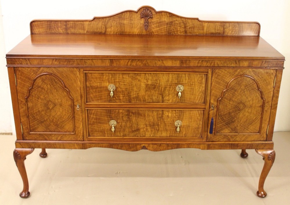 Burr Walnut Sideboard by Maple and Co.