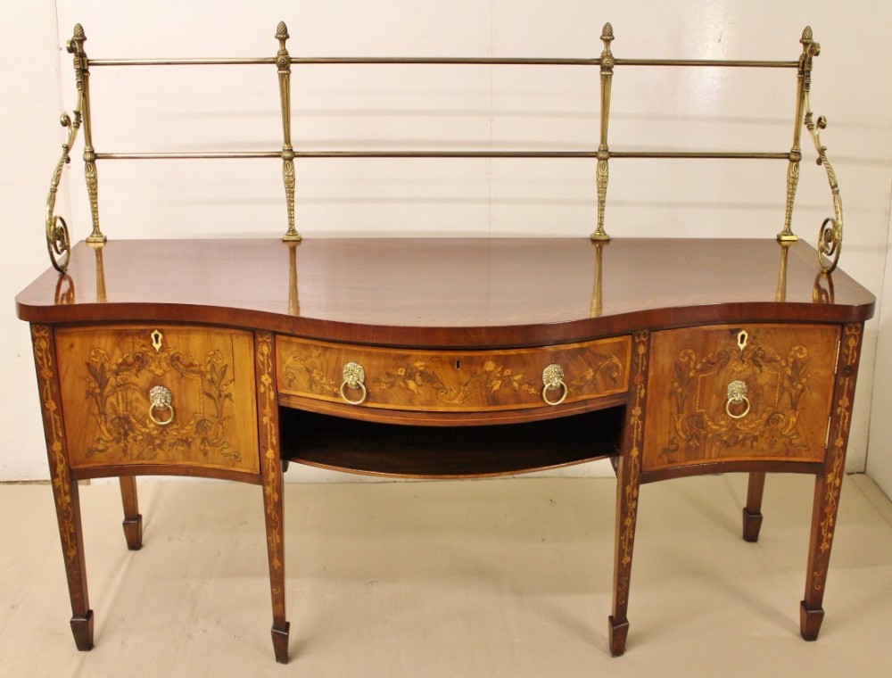 Impressive Georgian Inlaid Mahogany Sideboard