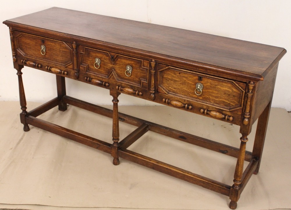 English Oak Dresser Base