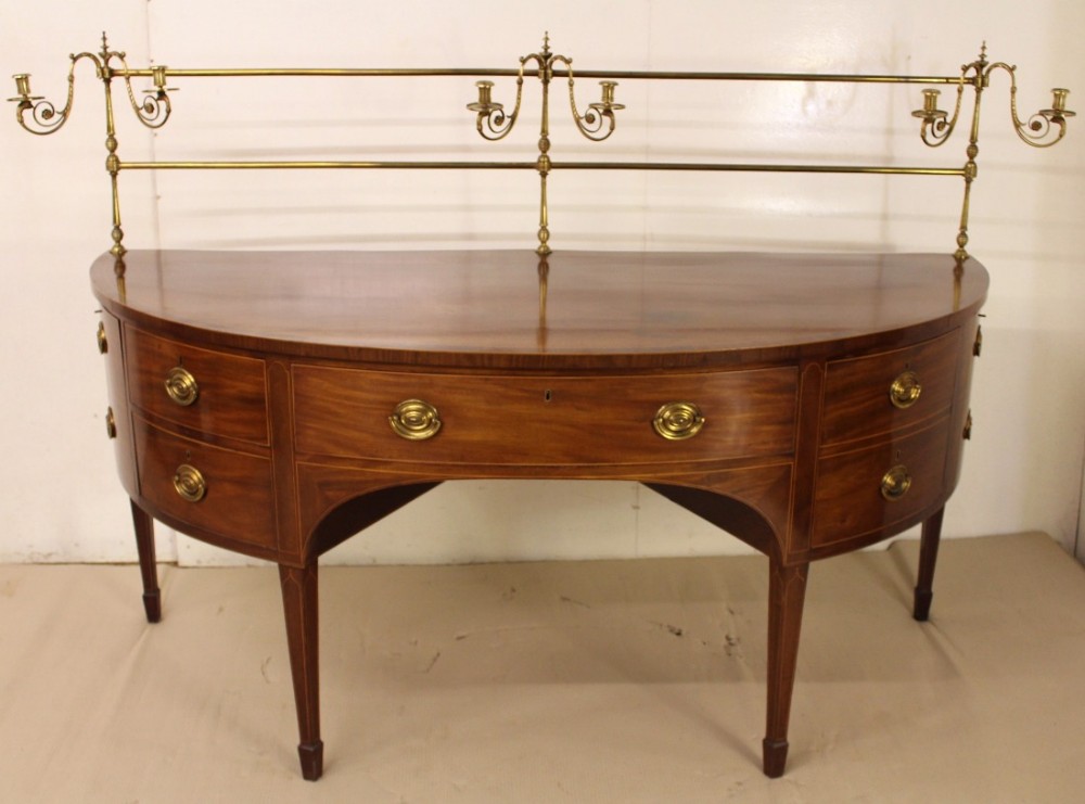 Impressive Georgian Inlaid Mahogany Sideboard