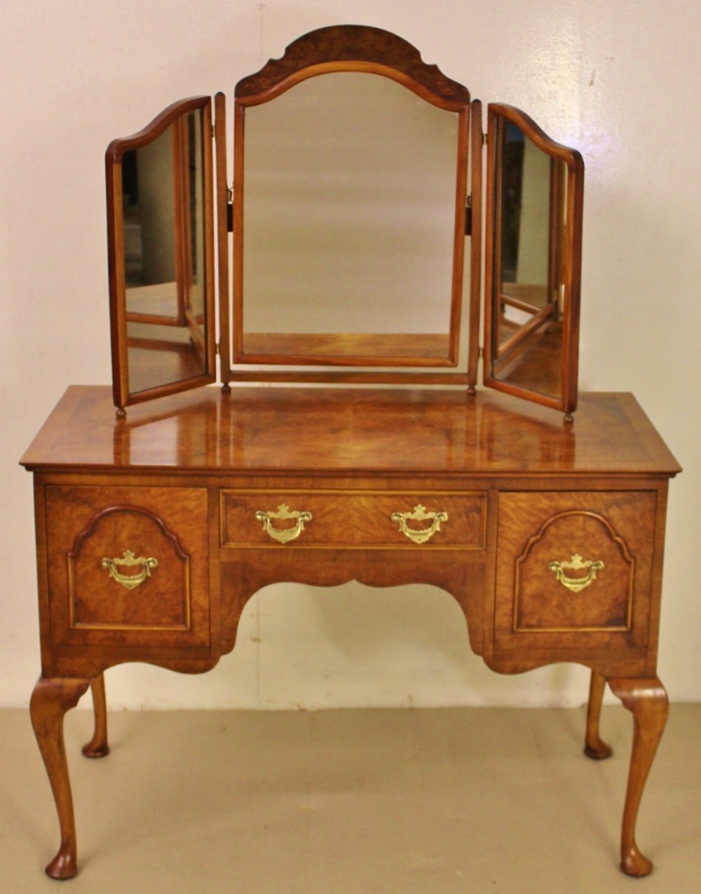 Burr Walnut Dressing Table