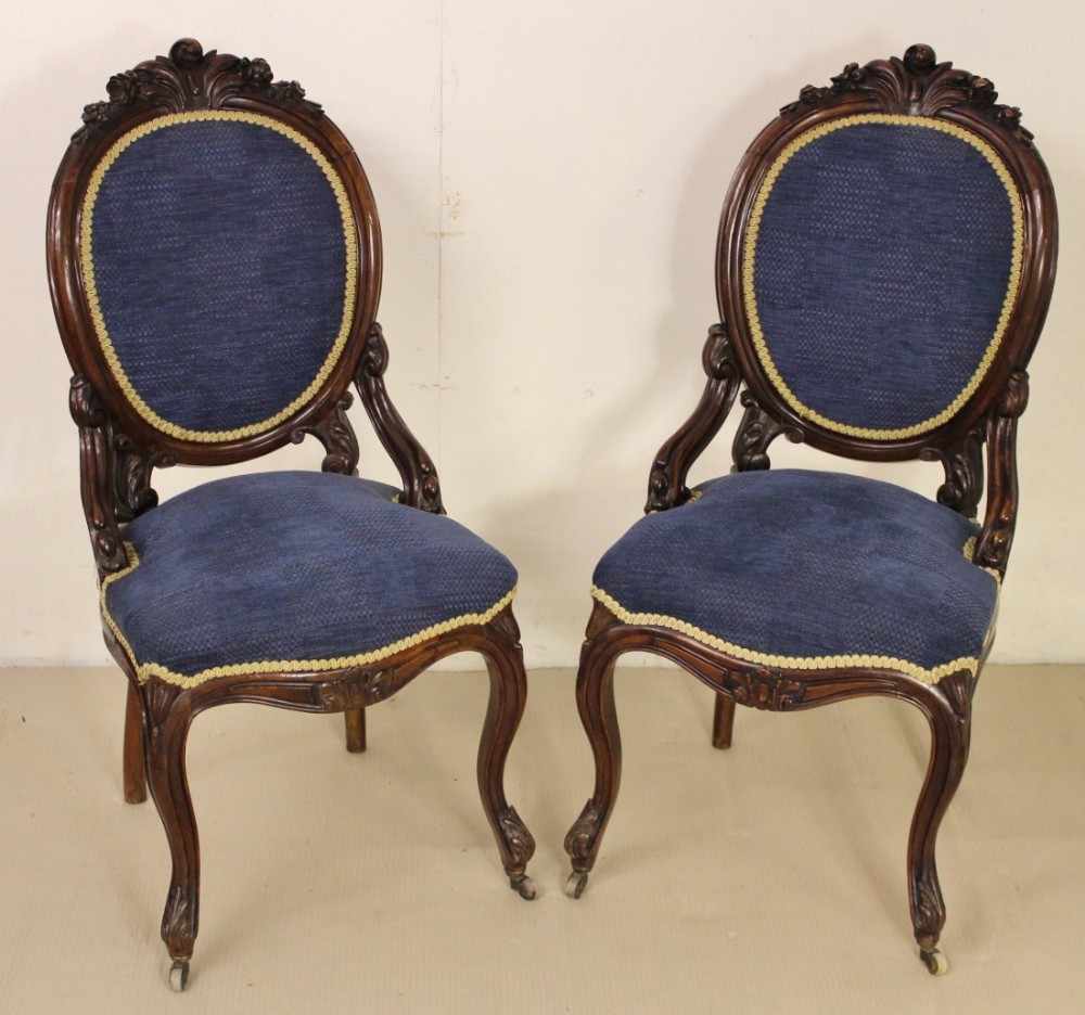 Pair of Victorian Rosewood Chairs