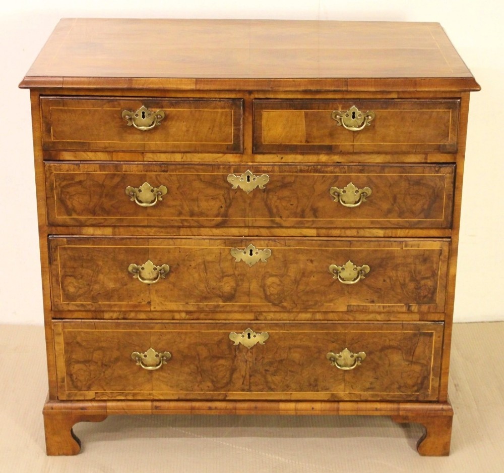 18th Century Burr Walnut Chest of Drawers